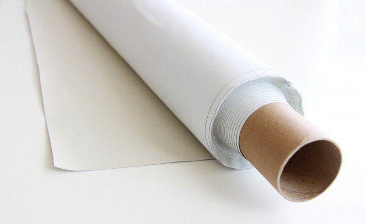 1 Yard Drapery Blackout Fabric White 54 Inch Wide Solid Lining